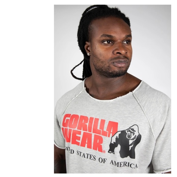 Gorilla Wear Classic Work Out Top Gray Melange - Picture 4 of 7